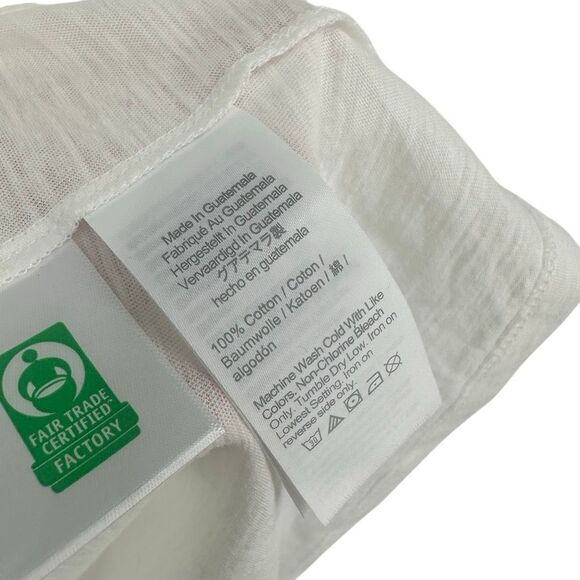 J.Crew Factory Graphic Bagel T-Shirt Tee Small White Collector Tee Novelty - Picture 7 of 11